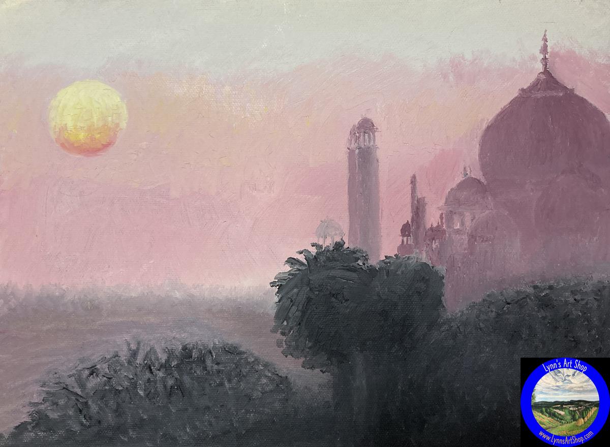 The Taj at Sunset